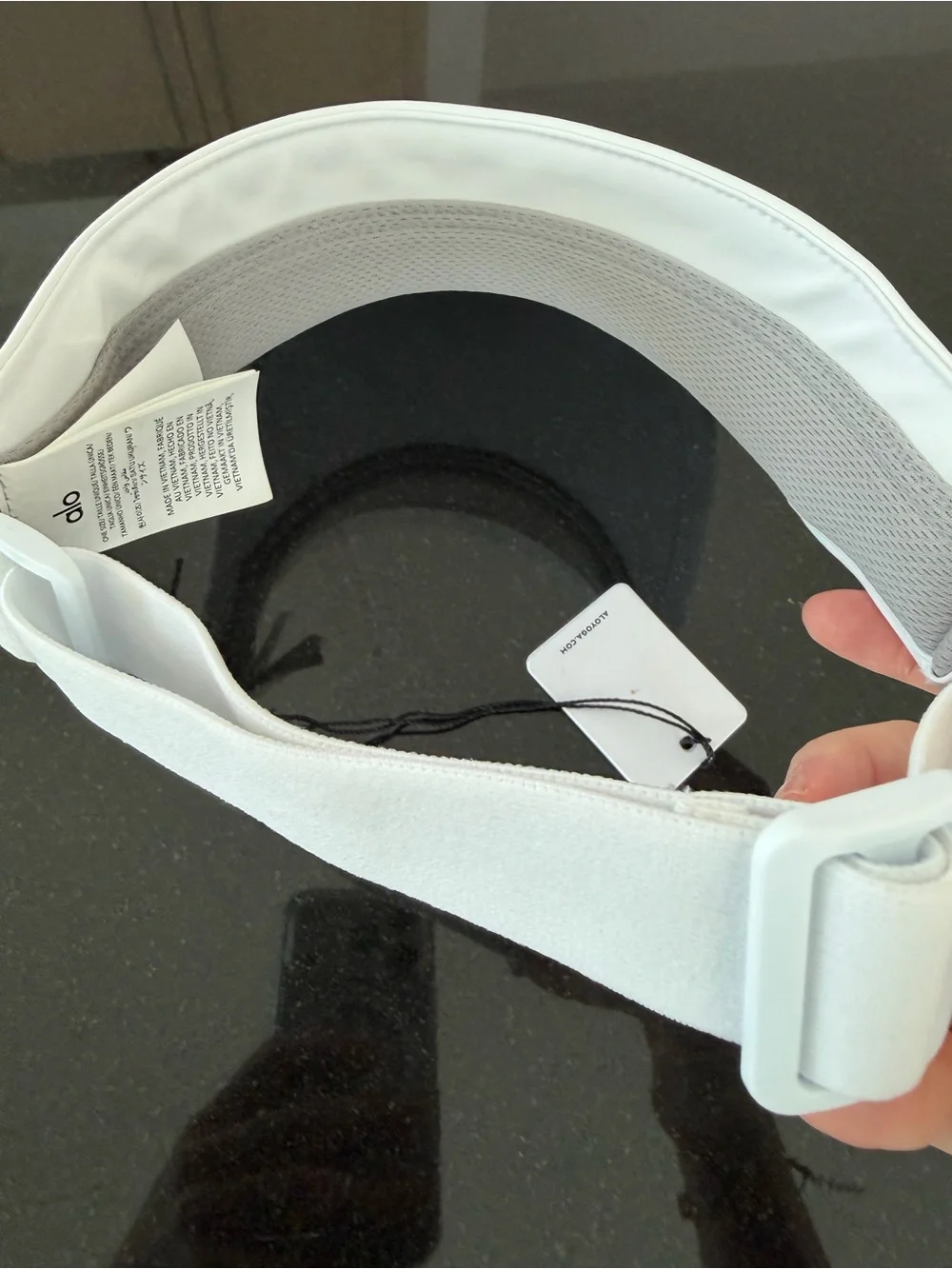 NWT ALO Yoga White Visor